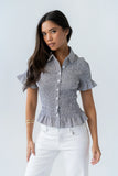 Brianna Smocked Top