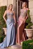 Davis Gown Crystal Bodice Corset Dress