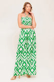 PENNY GREEN BRAIDED HALTER JUMPSUIT
