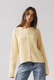 Azuline Knit Cardigan in Yellow FINAL SALE