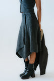 Cassie Asymmetrical Midi Skirt FINAL SALE