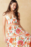 SUMMER SANGRIA MAXI DRESS RED