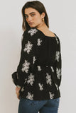Sally Peplum Top FINAL SALE