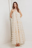 CLOUD NINE CROSS FRONT MAXI DRESS FINAL SALE