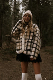 Jasper Gingham Sherpa Jacket FINAL SALE