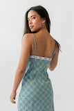 Mylee Plaid Maxi Dress
