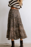 Kayden Leopard Maxi Skirt FINAL SALE