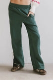 Astrid Track Pants in Green FINAL SALE