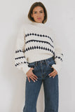 Inara Knit Sweater in Navy FINAL SALE