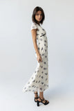 Neo Mesh Maxi Dress in Ivory