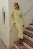 Bell Ruffle Maxi Dress FINAL SALE
