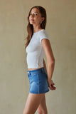Hartley Denim Mini Skort