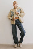 Karlie Quilted Jacket in Khaki FINAL SALE