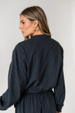 Valeria Striped Bomber Jacket FINAL SALE