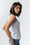 Apollo Knit Tank Top in Grey