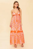 CABANA DAYDREAMS MAXI DRESS CORAL