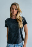 Genesis Grommet Top in Charcoal
