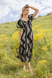 Dinah Abstract Midi Dress FINAL SALE