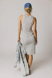 Daphne Midi Dress in Heather Grey FINAL SALE
