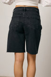 Lydia Bermuda Shorts in Black