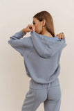 Balance Zip Up Hoodie in Blue FINAL SALE