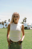 Lilah Tank in Ivory