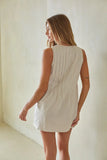 Elowyn Linen Tank Mini Dress