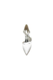 Pointed Toe Rhinestone Tassel Strappy Chunky Heels