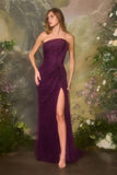 A1497 Lila Lace Column Gown Andrea Leo