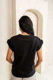 Tessa Knit Top in Black FINAL SALE
