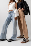 Alice Patchwork Wide Leg Jeans FINAL SALE