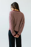 Lola Striped Sweater in Red FINAL SALE