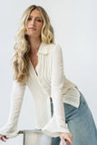 Margot Sheer Button Up