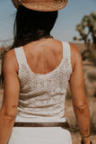Desiree Embroidered Crochet Tank