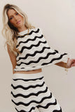 Elenor Knit Top in Black FINAL SALE
