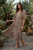 Maribel Dress in Olive FINAL SALE