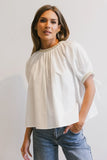 Vicki Blouse in Ivory FINAL SALE