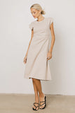 Kyra Midi Dress in Khaki FINAL SALE