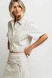 Baylor Striped Button Up FINAL SALE