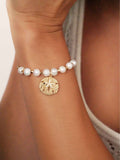 Sand Dollar Adjustable Bracelet