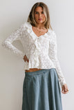 Kinsey Ruffle Lace Top FINAL SALE