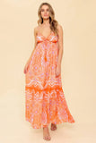 CABANA DAYDREAMS MAXI DRESS CORAL