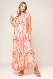 SECRET GARDEN MAXI DRESS PINK FINAL SALE