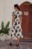 Arian Floral Midi Dress FINAL SALE