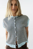 Clark Cardigan in Light Blue