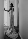 Bohemian Lace wedding Dresses Mermaid V Neck Backless Bridal Gowns