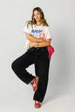 Lisette Barrel Jeans in Black FINAL SALE
