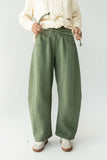 Maribel Barrel Sweatpants in Green