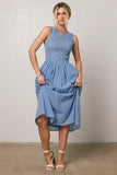 Louella Smocked Midi Dress FINAL SALE