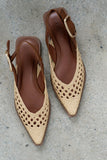 Steve Madden Shay Slingback Flats in Natural